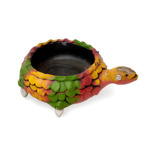 Tortoise-Shaped Garden Décor Pot