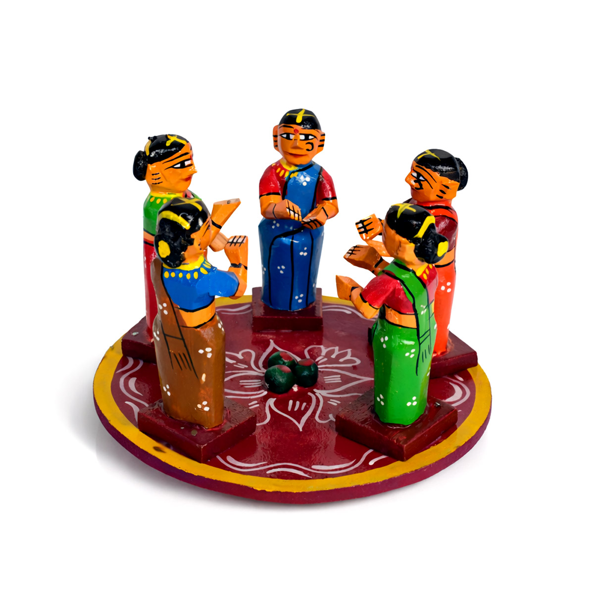 Traditional Village Gathering Figurine