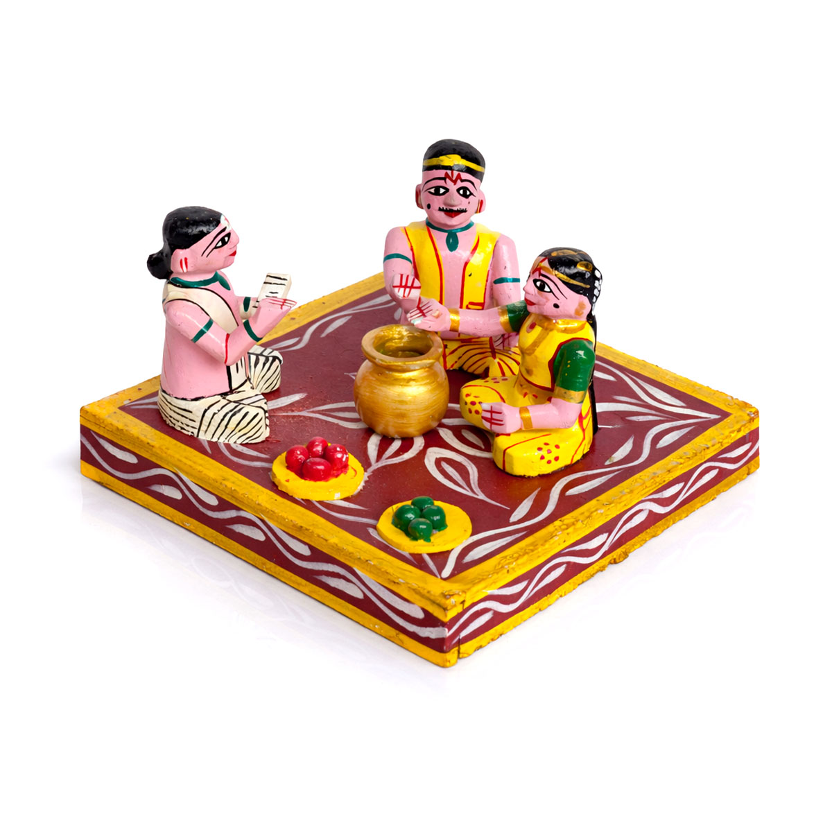 Traditional Ritual Offering Scene