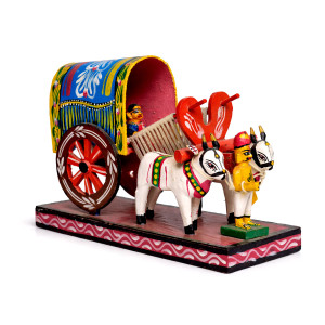 Bullock Cart Village Scene