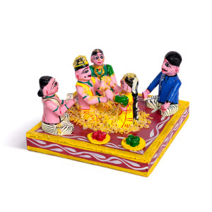 Traditional Wedding Ritual Folk Scene