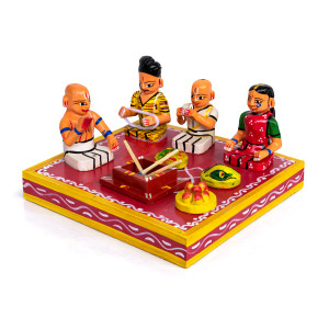 Traditional Sacred Homa Ritual Scene