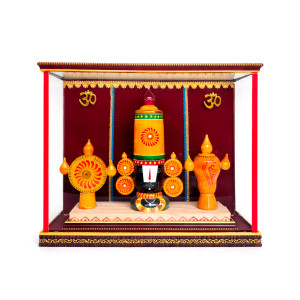 Kondapalli Lord Venkateswara Wooden Idol Set