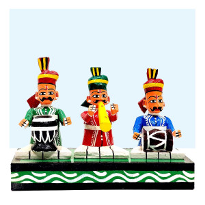 Kondapalli Traditional Band Set – Wooden Musical Procession Toy