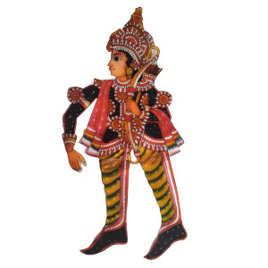 Leather Puppetry Lord Bharata – Small