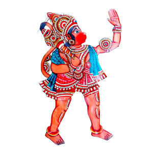 Leather Puppetry Lord Hanuman  – Small