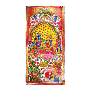 Leather Puppetry Wall Art – Ram Darbar Scene