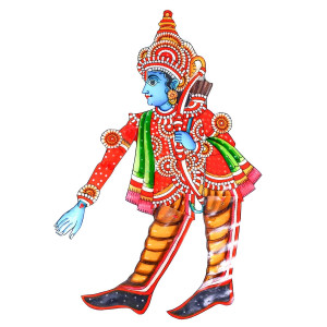 Leather Puppetry Lord Ram – Small