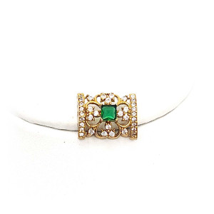 Green Stone Designer Pendant Spacer