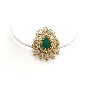 Emerald Teardrop Designer Pendant