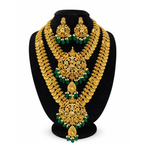 Heavy Nakshi Coin Necklace Set