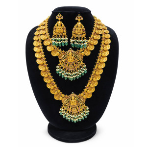 Traditional Nakshi Coin Necklace Set