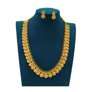 Casual Mala Long Haram Set with Earrings