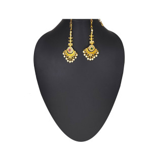 Elegant Temple Jewellery Set