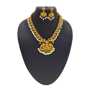 Elegant Temple Jewellery Set