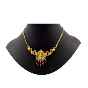 Divine Lakshmi Pendant Necklace