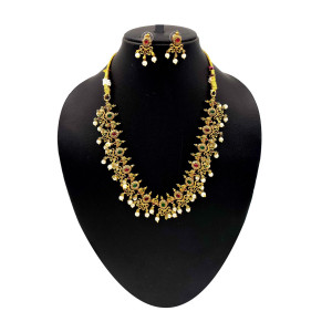 Elegant Temple Jewellery Set