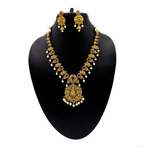 Opulent Temple Jewellery Set