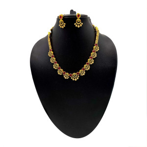 Vibrant Temple Jewellery Set