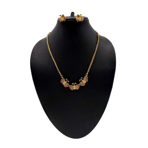 Butterfly Temple Jewellery Set