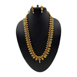 Vibrant Temple Jewellery Set