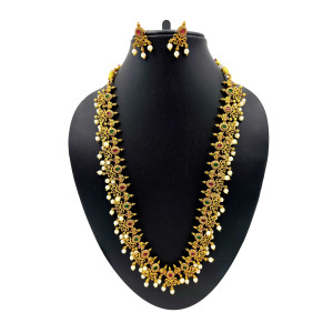 Exquisite Temple Jewellery Set