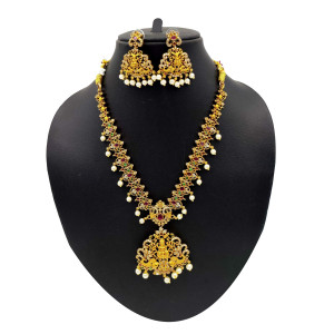 Elegant Temple Jewellery Set