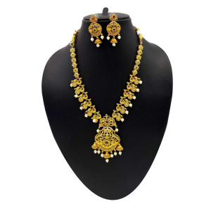 Elegant Temple Jewellery Set