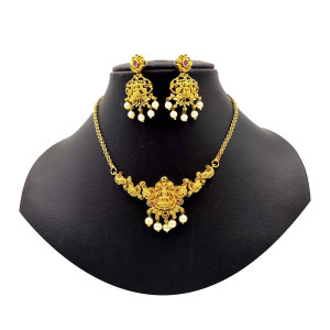 Elegant Temple Jewellery Set