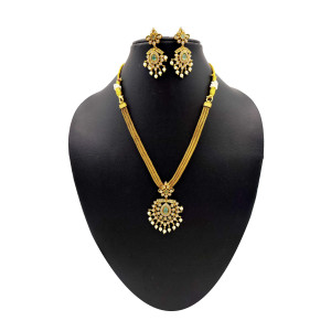 Elegant Temple Jewellery Set