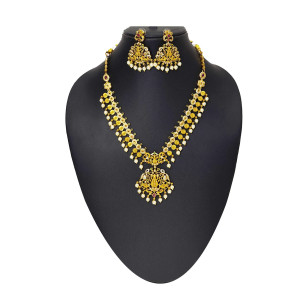 Elegant Temple Jewellery Set
