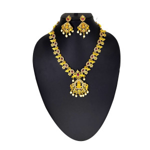Elegant Temple Jewellery Set