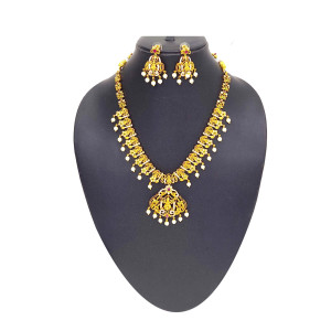 Elegant Temple Jewellery Set