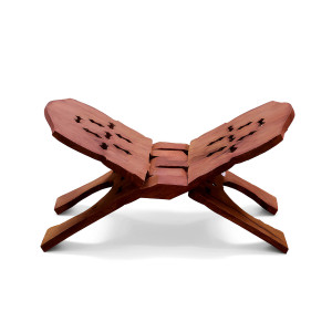 Handcrafted Wooden Book Stand (Rehal)