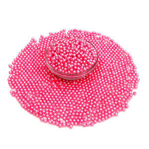 Pink Pearl Craft Beads for Decoration (Approx. 500 Grams)