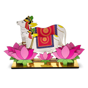 Kamadhenu with Lotus Base