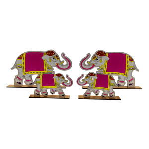 Decorative carton Elephant Pair Set