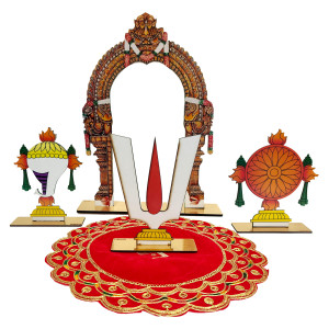 Traditional Arch with Velvet Mat and Namalu Set