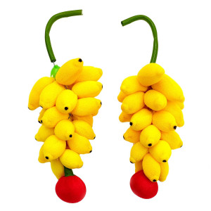 Artificial Banana Bunch for Pooja Decoration (Set of 2)