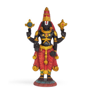 Handcrafted Wooden Lord Venkateswara Idol