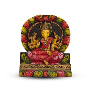 Handcrafted Wooden Goddess Varahi Amma Wall Hanging