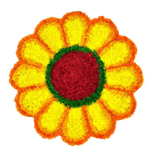 Floral Rangoli Mat