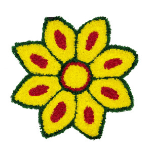 Floral Rangoli Mat