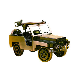 Metal Jeep Showpiece