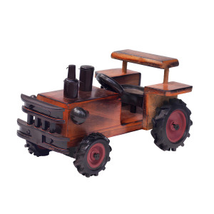Handcrafted Wooden Tractor Toy