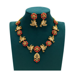 Ornate Bird & Floral Temple Set