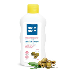 Mee Mee Mild Baby Shampoo – Olive, Paraben-Free (400 ml)