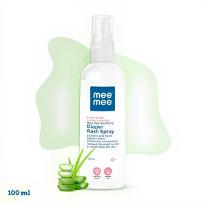 Mee Mee Soothing Diaper Rash Spray with Aloe Vera – Quick Relief for Baby’s Sensitive Skin (100 ml)