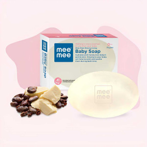 Mee Mee Moisturizing Baby Soap – Enriched with Shea & Cocoa Butter (75 g)