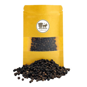 Premium Whole Black Pepper (Kali Mirch) – 100g | Villege Breeze